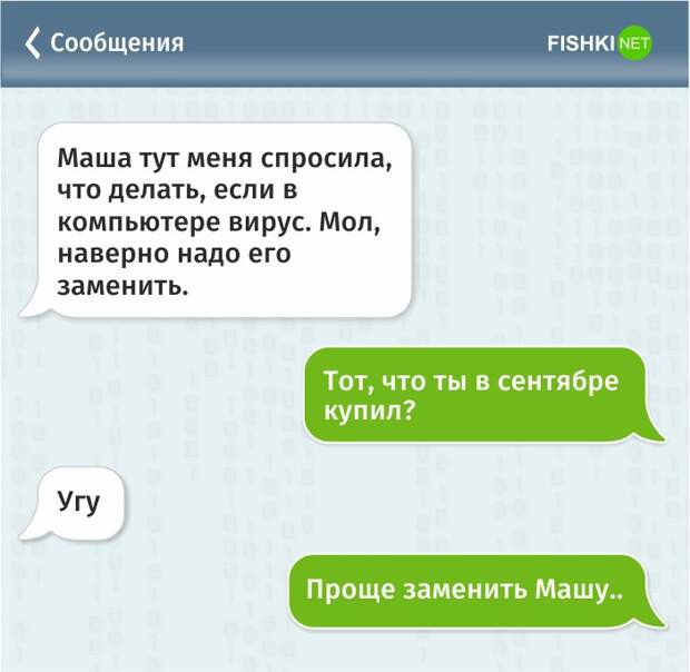 Жизнь программиста в забавных СМС программист, смс, юмор