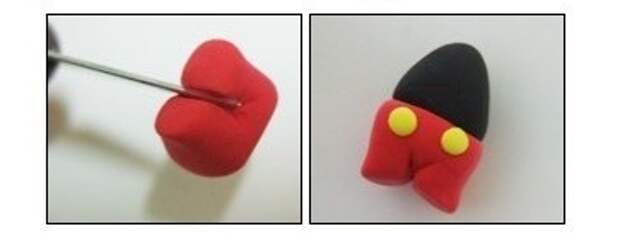 микки маус из глины