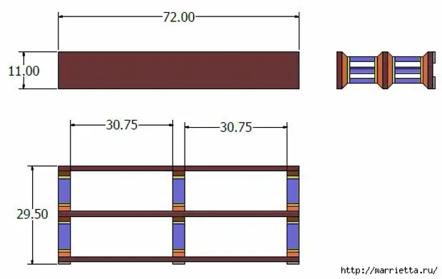 Книжная полка или подставка под телевизор своими руками (4) (549x347, 47Kb)