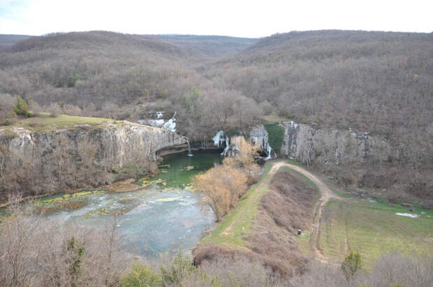 Водопад &quot;Мердвен-Тубю&quot;  крым, крымские водопады., лес, природа