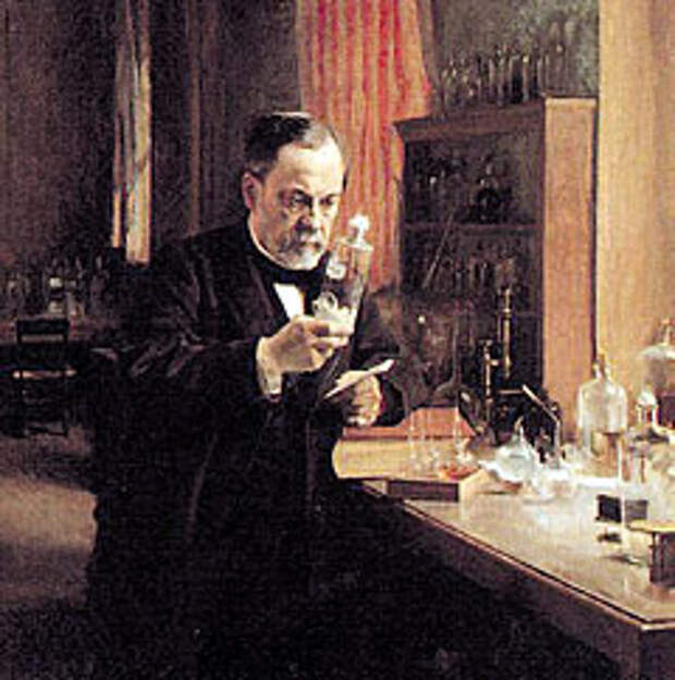 Альберт Эдельфельт. «Пастер в лаборатории». 1885 год