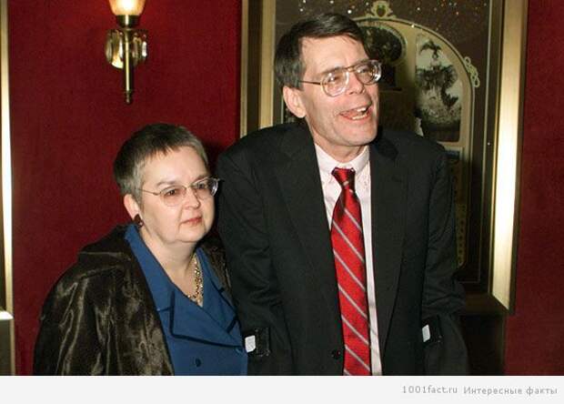 Кинг и его супруга Табита