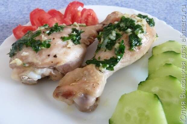 Куриные ножки в лимонно-чесночной приправе Куриные ножки в лимонно-чесночной приправе