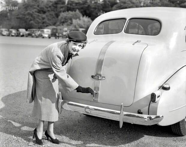 Реклама автомобиля Pontiac (1939 год) авто, олдтаймер, ретро фотографии, старинные автомобили