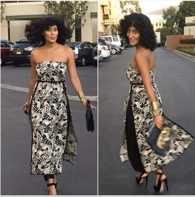 When she turned a parking lot into her runway.