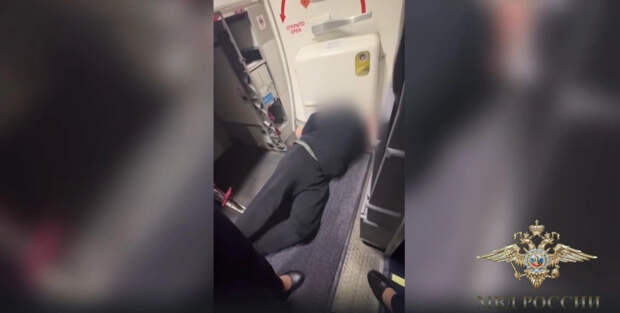 Пассажиры рейса Москва — Омск связали буйного соседа скотчем