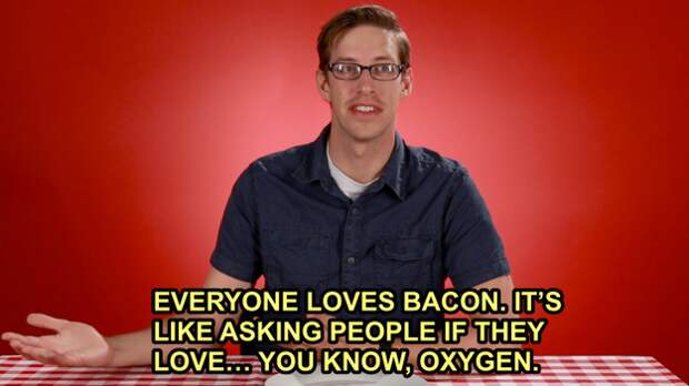 Keith states the obvious. He's also here to EAT.