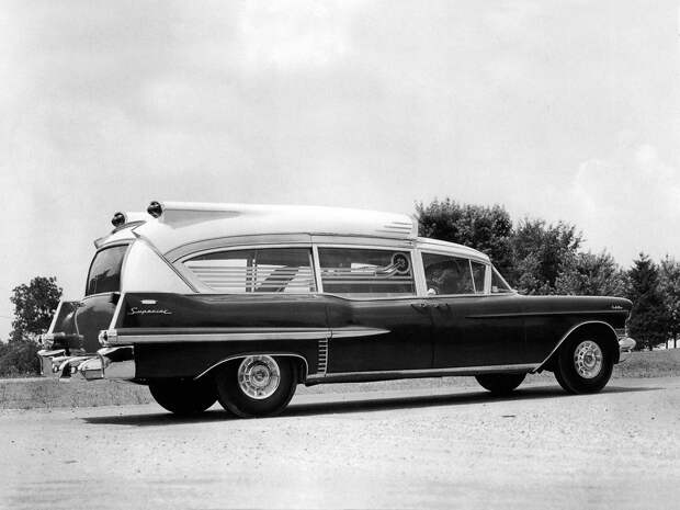 23. Superior-Cadillac Super Rescuer Ambulance (8680S) '1957 23. Superior-Cadillac Super Rescuer Ambulance (8680S) '1957 катафалк, скорая, универсал