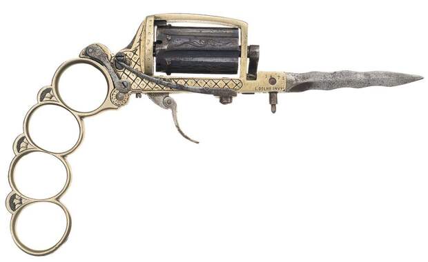 Revolver knuckle dagger (Apache)