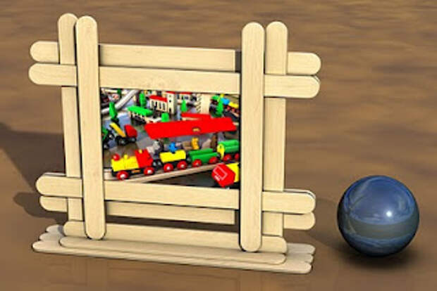 Поделки из палочек от мороженого. Идеи для детского творчества