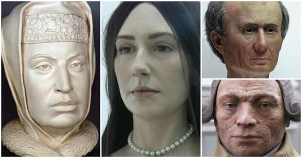 Вот как они выглядели на самом деле: реконструкция властителей из прошлого антропологическая реконструкция, восстановление, женщины, история, люди прошлого, наука, черепа