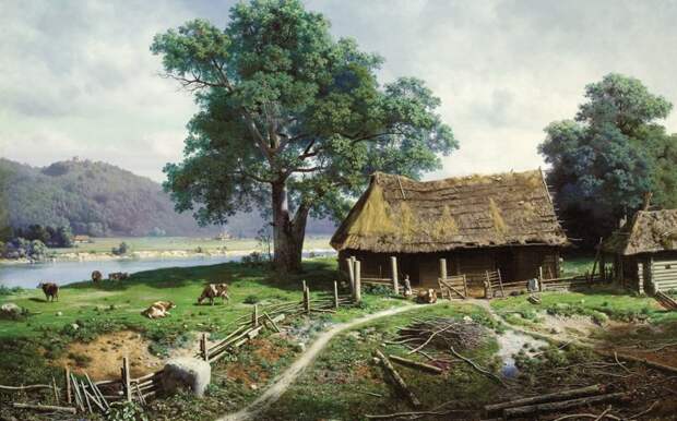 Клодт. "Вид на Валааме". искусство, история, картины, факты, художники