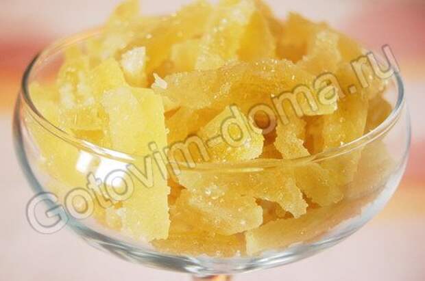 Цукаты из арбузных корок