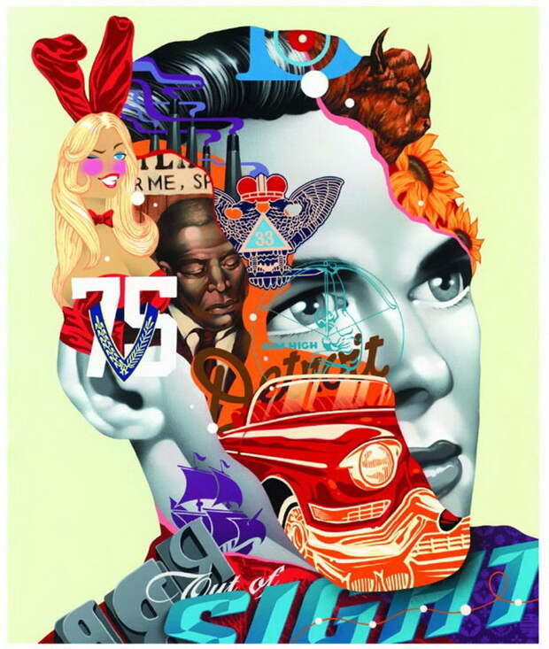 Яркие коллажи Tristan Eaton