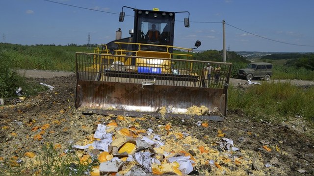 WSJ: Россия уничтожает санкционную еду с «советским рвением»