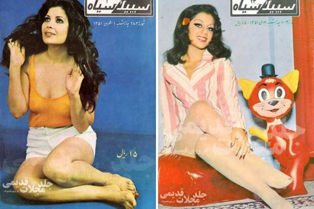 40 лет назад иранские женщины выглядели куда привлекательнее, чем сейчас