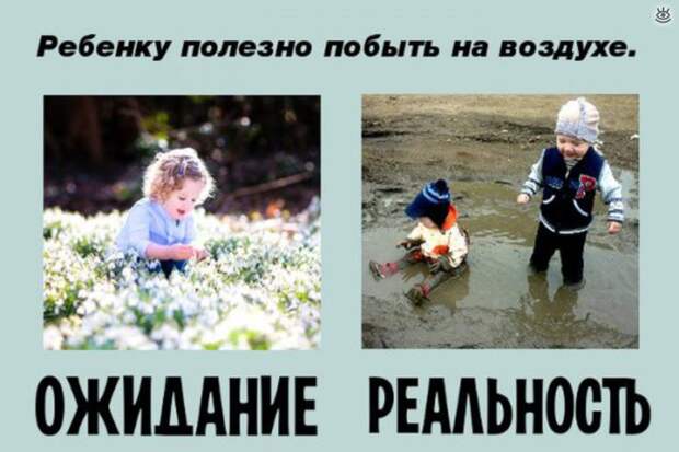 Чем ожидание отличается от реальности 0