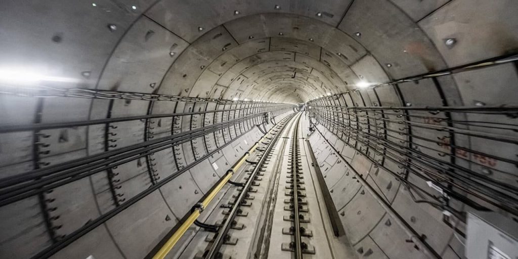 Собянин осмотрел строящуюся станцию метро «Лианозово» Фото: М. Мишин mos.ru