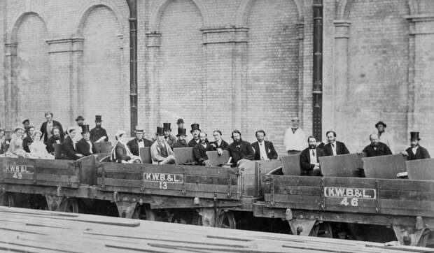 UK London Underground trial train Feb 1860. Nat Portrait Gallery-710204 UK London Underground trial train Feb 1860. Nat Portrait Gallery-710204