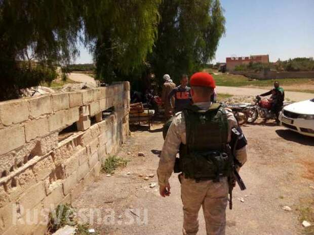 Сирия: Российские военные патрулируют «Растанский котёл», боевики оказывают содействие (ФОТО) | Русская весна