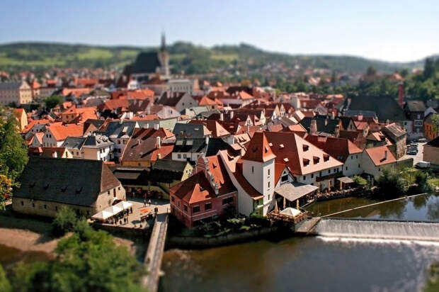 Когда мегаполисы - словно миниатюры: города и эффект tilt-shift