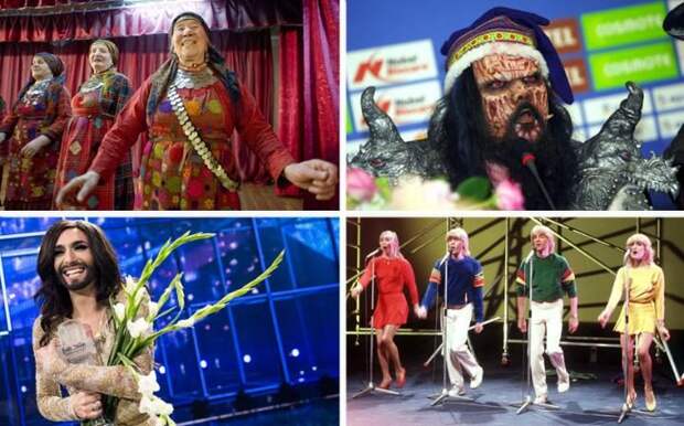 7 самых нетривиальных  выступлений в истории «Евровидения»