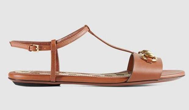 flat LEATHER SANDALS