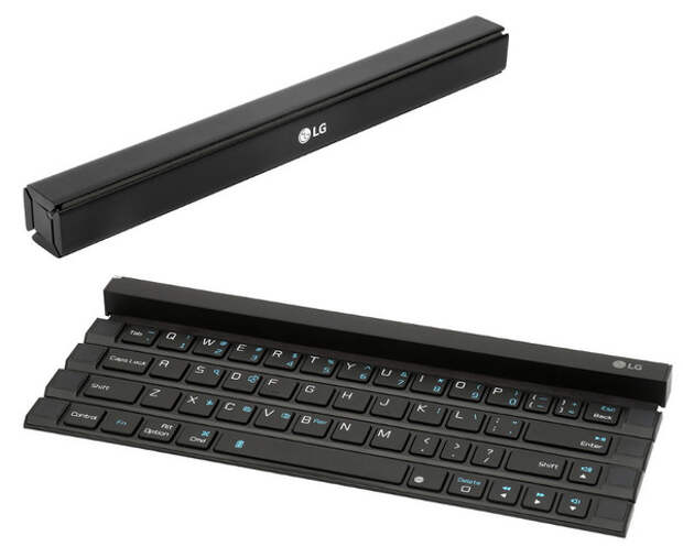 Rolly Keyboard в сложенном и разложенном виде