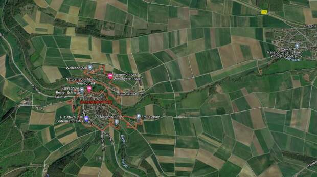 Kleineibstadt. Здесь в 1767 году в маленьком баварском городке родился дальний предок известного американского политического деятеля.