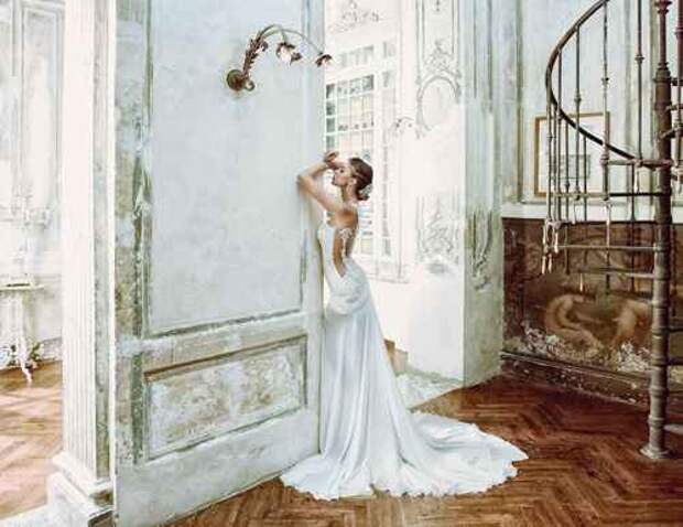 Sensual Wedding dress With Hair Accessories