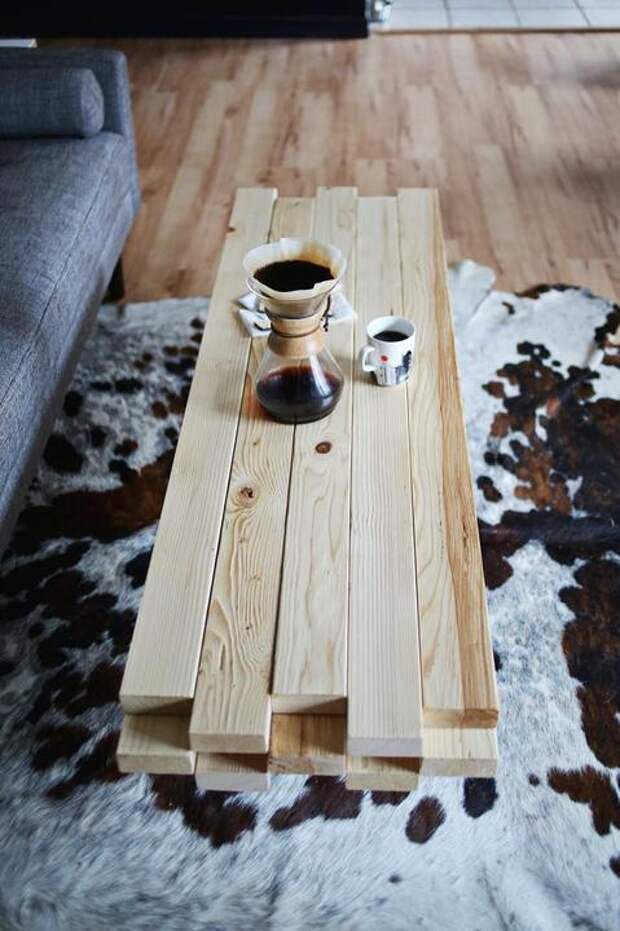 Деревянный столик своими руками