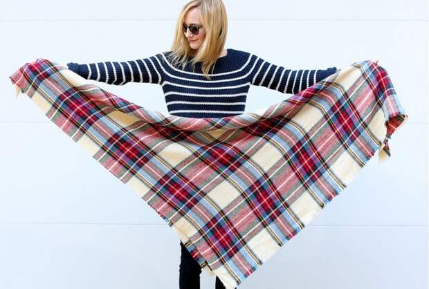 Как носить шарф-oversize: 9 модных идей 