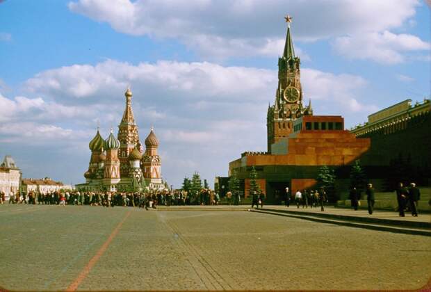 Москва, 1956 год фото, москва, Машина  времени, позитив