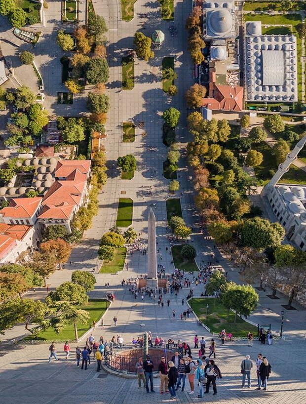 Пейзажные фотографии, на которых совмещены измерения и ракурсы