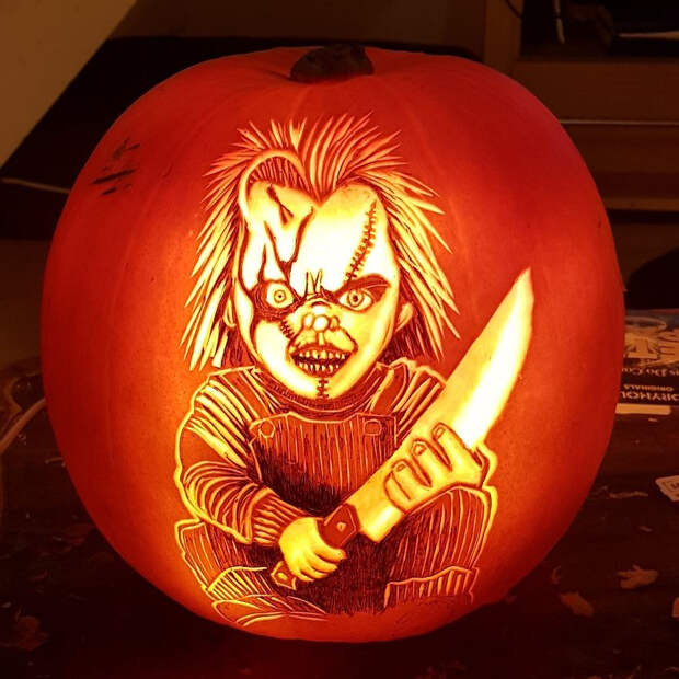 Резные тыквы от художника PumpkinFreak