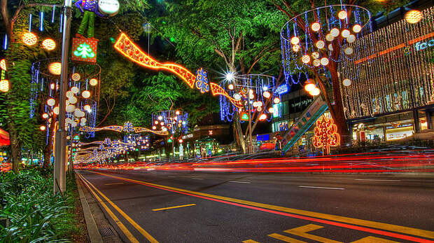 Сингапур, Орчард-роуд города, мир, туризм, улица