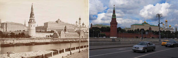 Вид на Кремль с Софийской набережной (1878 - 1883)/2020 год