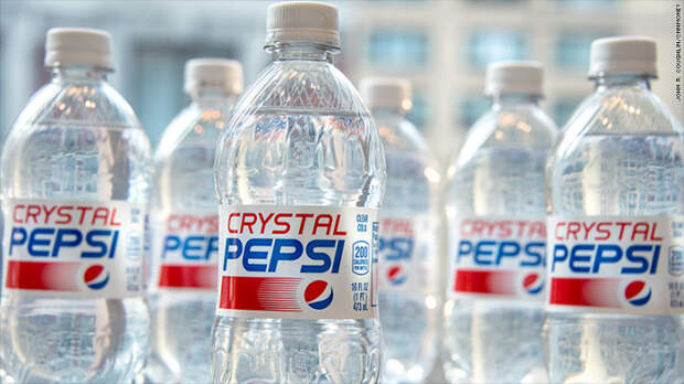 Crystal Pepsi.