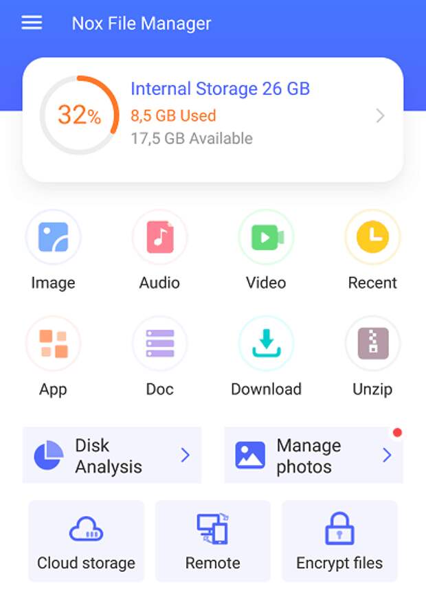 Nox File Manager 2019.