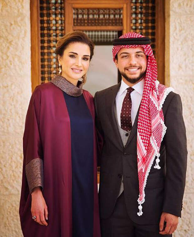 Королева Иордании Рания и Аль Хуссейн бин Абдулла II
