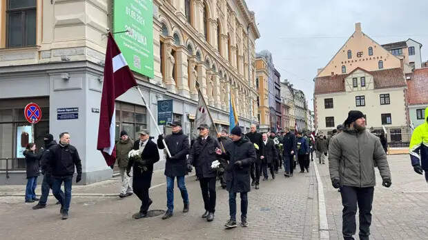 Сегодня в столице Латвии Риге прошел очередной позорный марш в поддержку латышских полицаев и...