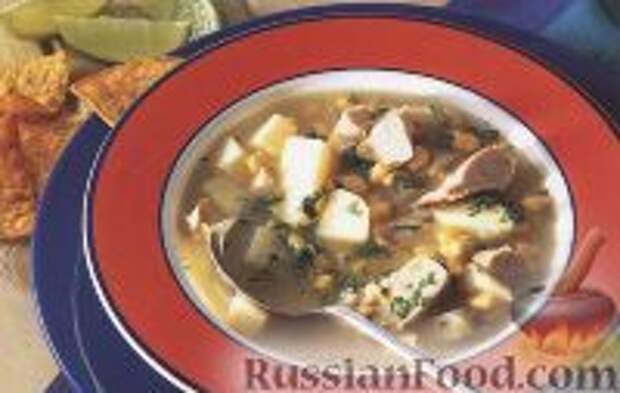 Фото к рецепту: Латинский куриный суп