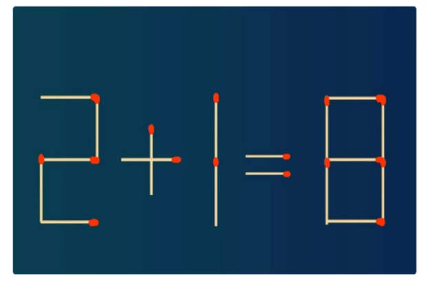 Головоломка для тех, кто не ищет легких путей: шевелим спичками