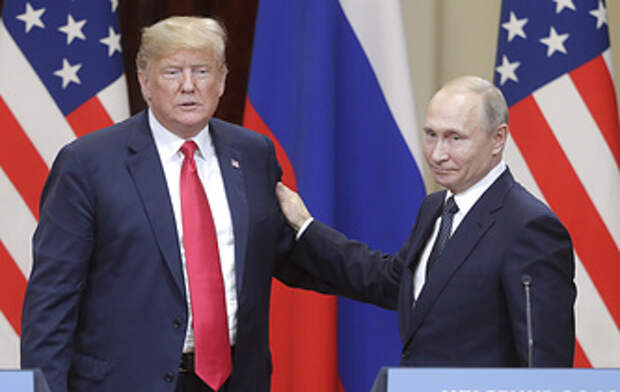 Президент США Дональд Трамп и президент РФ Владимир Путин 