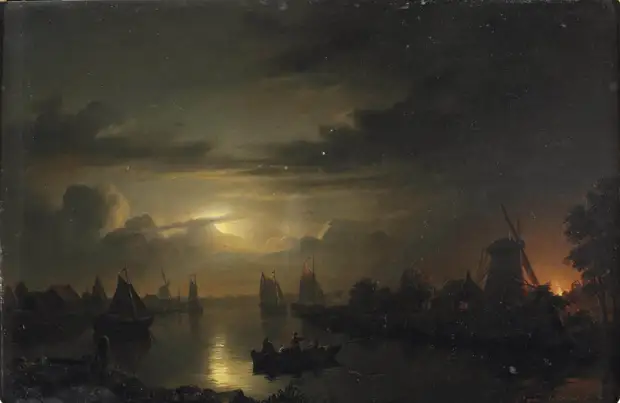Художник Petrus van Schendel (1806–1870)