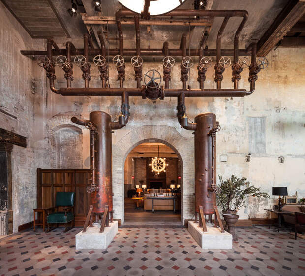 Отель в Техасе, открывшийся в более чем столетней заброшенной пивоварне, подарил ей вторую жизнь отдых, отели, сша, туризм