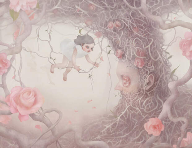 Волшебное дерево. Автор работ: Сяо-Рон Ченг (Hsiao-Ron Cheng).