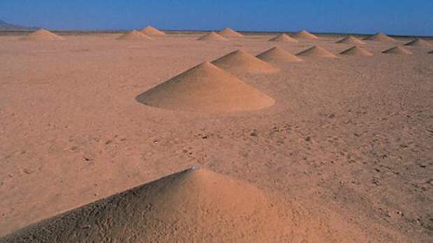conical range diminishing in scale