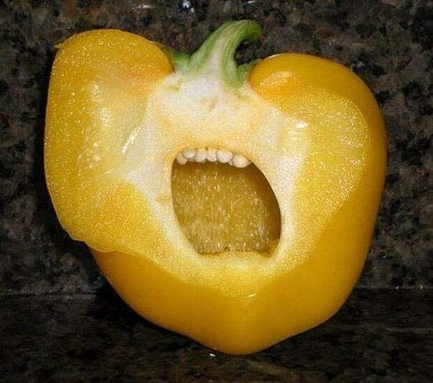 15 доказательств того, что перец - самый эмоциональный овощ из всех существующих angry pepper, things that look like faces, злой перец, лицо, смешные овощи, юмор