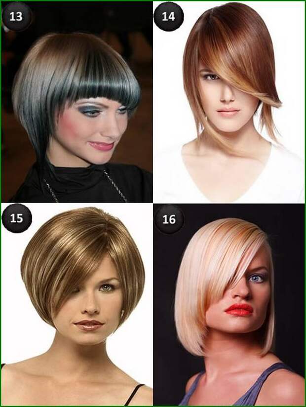 Bob hairstyles with bangs length